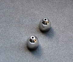 Концевик 8мм, внутр диаметр 6,5мм, покрытие родий