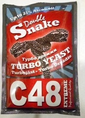 Спиртовые дрожжи DoubleSnake C48 Turbo, 130 г