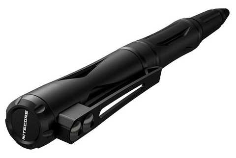 Ручка тактическая Nitecore NTP21 (18065) черный алюминий доп.ф.:стеклобой подар.кор.