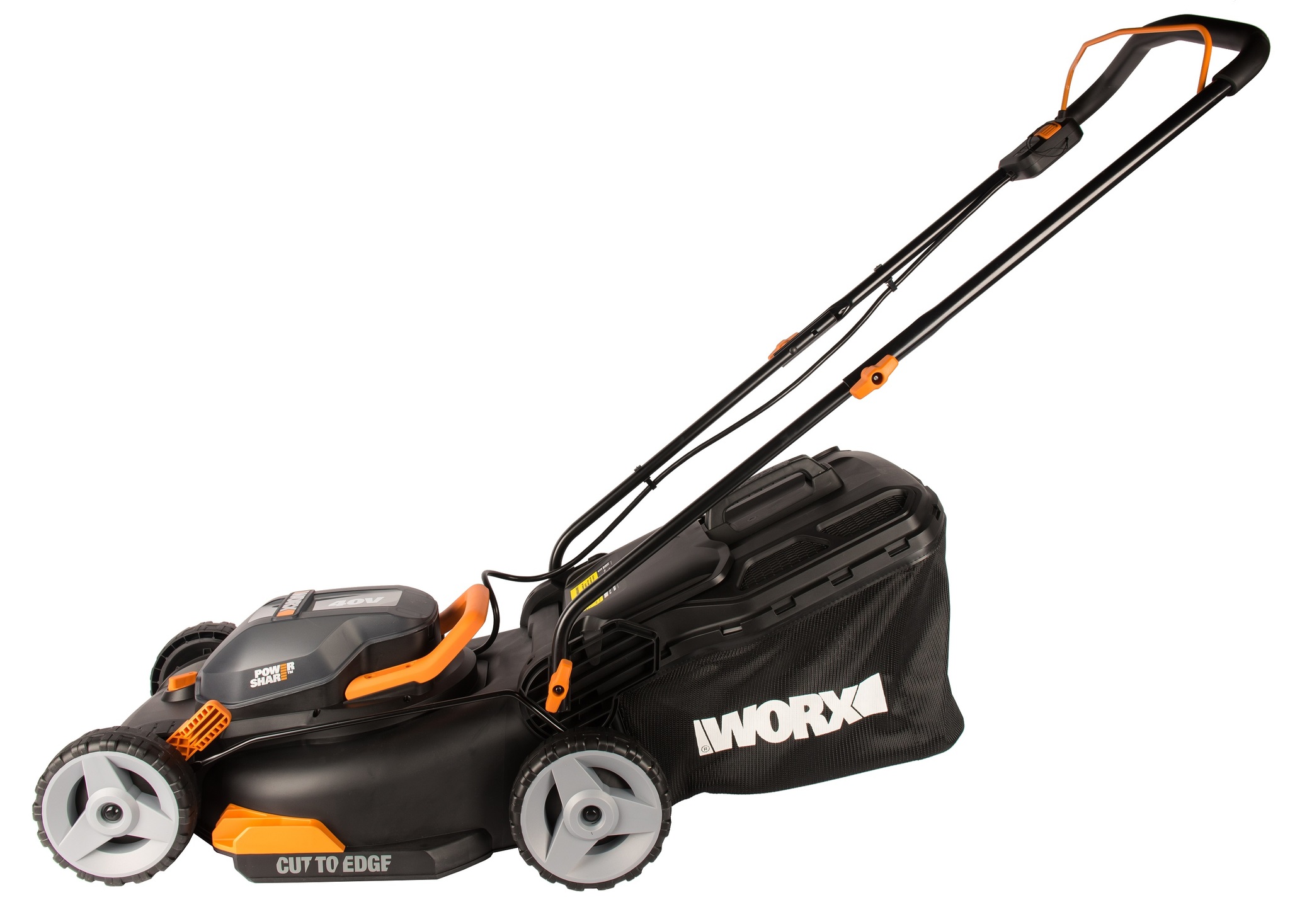 Газонокосилка аккумуляторная WORX WG743E.9, 40В (2×20В), 40cm, без АКБ и ЗУ