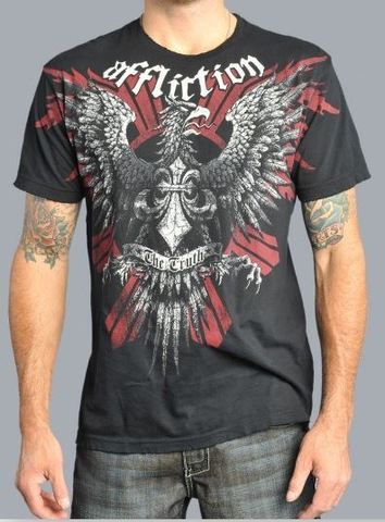 Affliction | Футболка мужская Brandon The Truth Vera Tee Signature Series A1840 перед