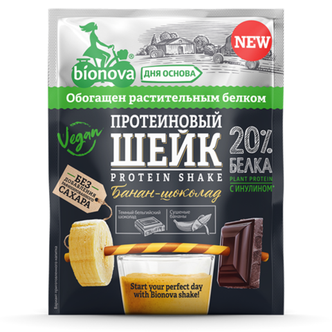 Протеиновый шейк Банан-шоколад 'Bionova', 25г