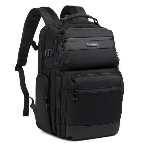 Картинка рюкзак городской Ozuko 9770L Black - 19