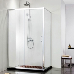 Aquanet 168417 Компл.5 - NAA1131 Душевая шторка Alfa (800х1200х2000) стекло прозрачное хром (168417) фото