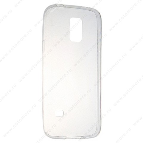 Накладка силиконовая ультра-тонкая для Samsung Galaxy S5 mini прозрачная