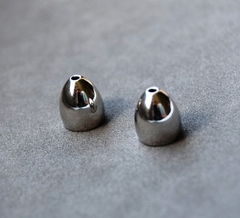 Концевик 8мм, внутр диаметр 6,5мм, покрытие родий