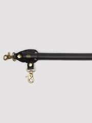 Черная распорка для ног Bound to You Faux Leather Spreader Bar - 50,8 см. - 