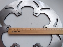 Диск тормозной задний на Yamaha FJR 2003-2019 / XVS DRAG STAR 1999-2006 г.в., серебристый лепестковый