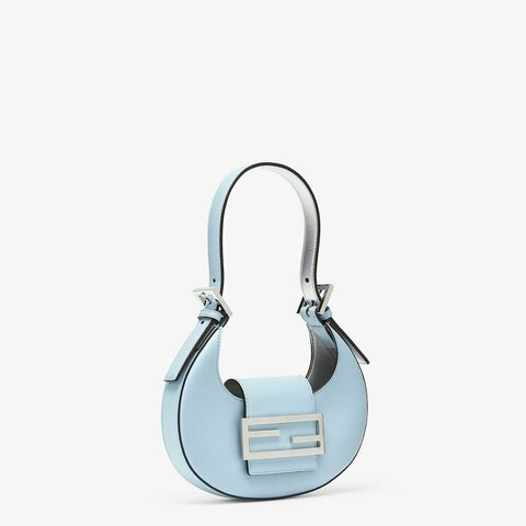 Сумка-хобо Fendi Cookie маленького формата голубой