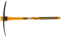 Кирка 2000 г, узкая, фиберглассовая обрезиненная рукоятка 900 мм Denzel, 21835