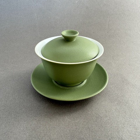 Гайвань зеленая, фарфор, 110мл