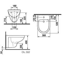 БИДЕ ПОДВЕСНОЕ JIKA LYRA PLUS