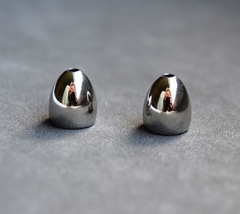 Концевик 8мм, внутр диаметр 6,5мм, покрытие родий