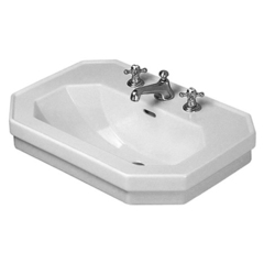 Duravit 1930 Duravit 1930 Раковина с перел., и 1 отв. под смес., 70х50х Н: 20.5см, Цвет: Белый 438700000 фото