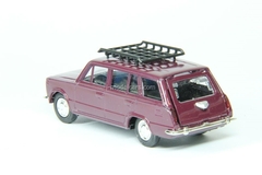 VAZ-2102 Lada with roof rack burgundy Agat Mossar Tantal 1:43