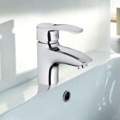 Смеситель для раковины, Frap, корот изл, с картриджем, хром, F1070