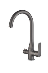 Смеситель для кухни со встроенным фильтром HAIBA HB76533-3 графит