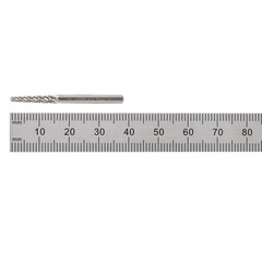 Бор-фреза твердосплавная L(KEL) 3,0x12x38x3мм HM H-Tools 116232HT