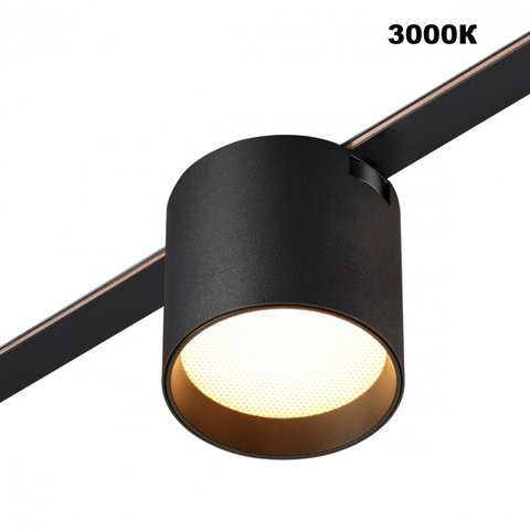 359473 SHINO NT24 104 черный Трековый смарт-светильник для низковольтного шинопровода с двумя режимами работы IP20 LED 6W 24V 3000-6000K EASY