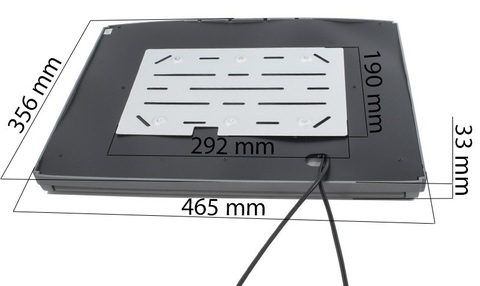 Автомобильный потолочный монитор 17,3