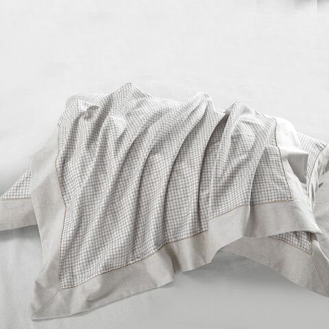 Постельное белье 2 спальное евро Asabella 2294-6 с золотистой тесьмой