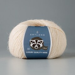 Пряжа "Норка" длинноворсовая Luxury, пух норки-70 % нейлон-30 %, чайная роза