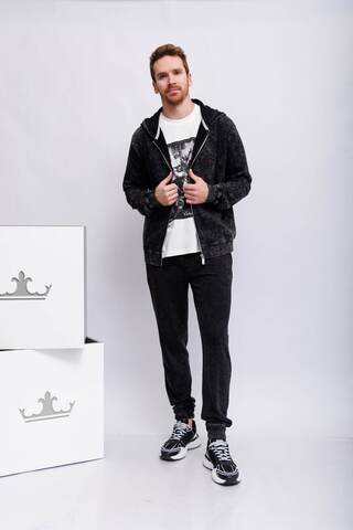 RICHMOND X Худи хлопковый на молнии