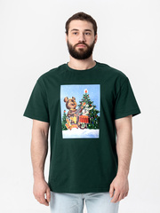 Футболка мужская Mjölk х Зарубин Мишка и зайчик