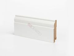 Плинтус МДФ Деартио U 104-80 белый 80х16х2050