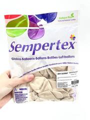 S 12''/30 см, Пастель (Ретро), Кремовый (107), 50 шт.