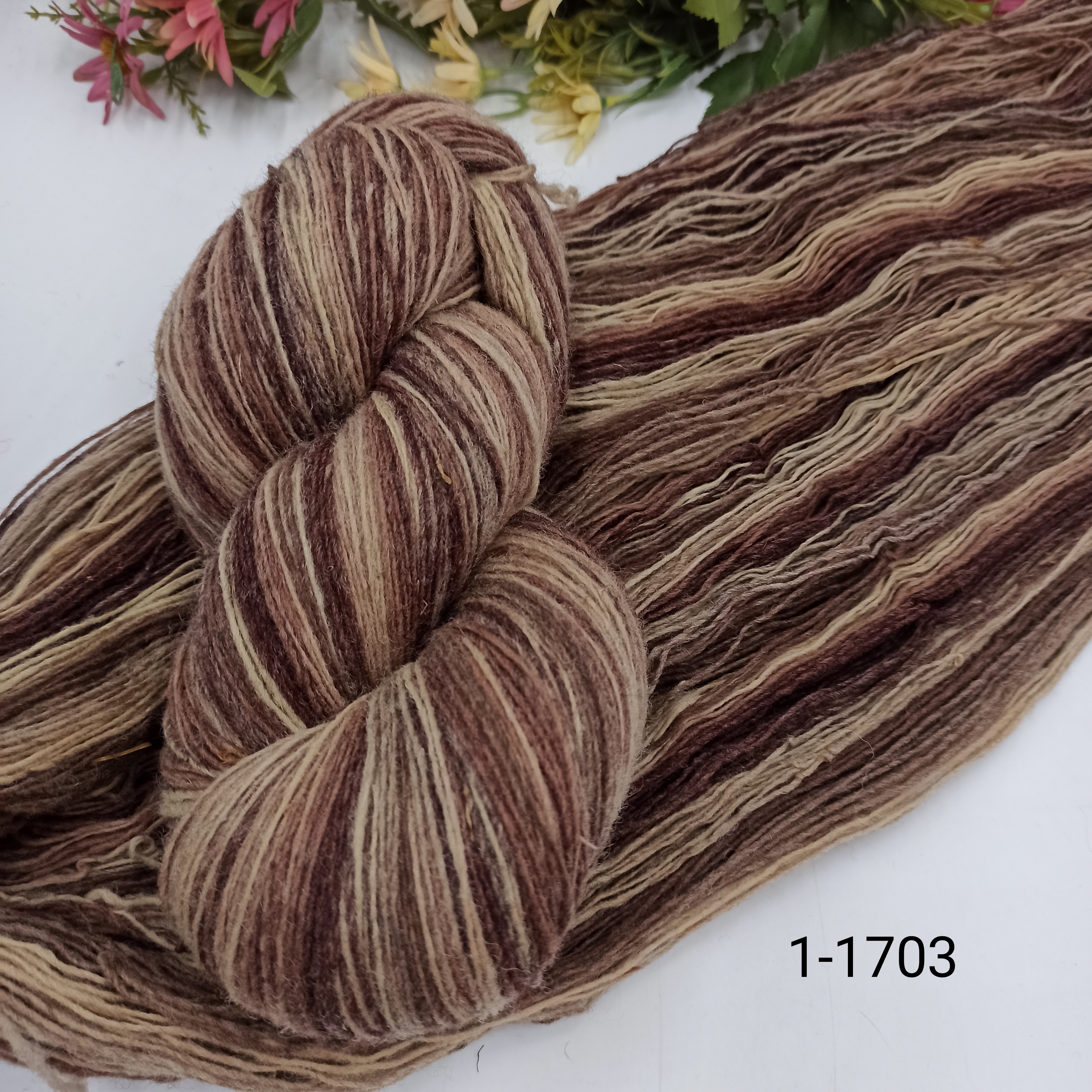 Дундага 6/1 шерсть секционного окрашивания 01-1703 420м/100гр