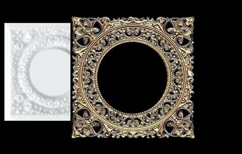 Силиконовый молд рамка № 104