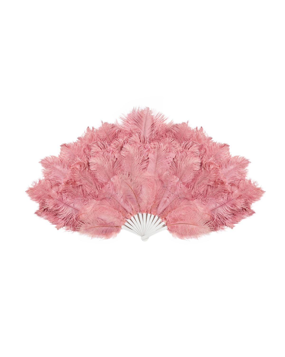 Веер из страусиных перьев