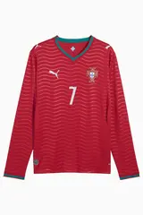 Футболка с длинными рукавами Puma Portugal 2026 Home Ronaldo 7 - красный