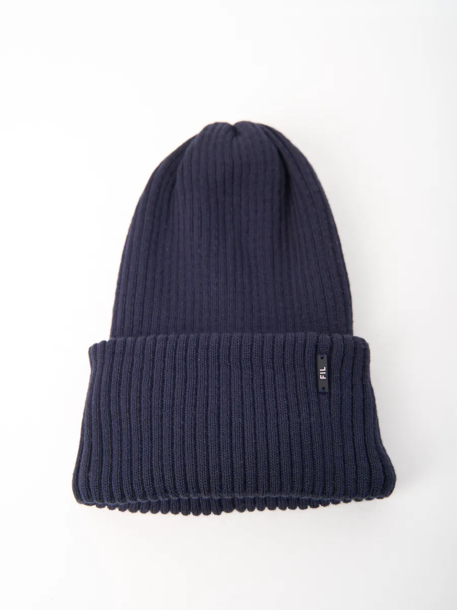 Шапка осенняя бини вязаная зима