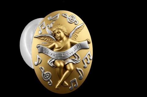 Силиконовый молд камея Ангел № 7