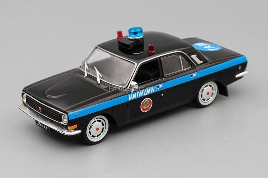 GAZ-24-10 Volga Militia black 1:43 DeAgostini Auto Legends USSR