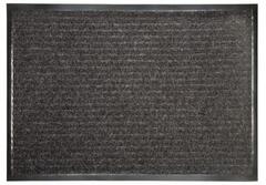 Коврик влаговпитывающий ребро 3:2 черный 80х120 см