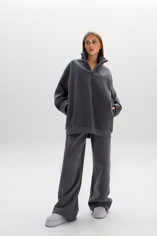 Свитшот ZIPPER WARM BASALT
