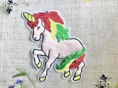 Пришивной элемент единорог, р. 22х16 см