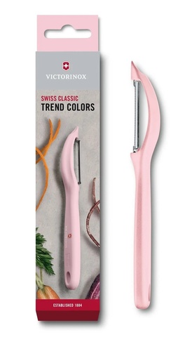 Универсальная овощечистка Victorinox  Swiss Classic Trend Colors, Light Pink  (7.6075.52)