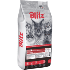 Blitz Sensitive Beef Adult Cats All Breeds