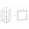 Abber Schwarzer Diamant AG020905 Душевой уголок, 90x90x190