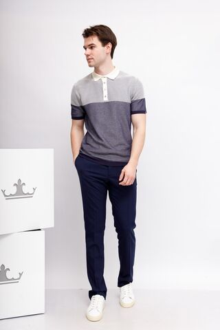 CC Collection by CORNELIANI Брюки в мелкую клетку с эластаном