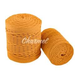 Turmeric cotton cord 4 mm