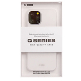 Силиконовый чехол K-Doo Q Series для iPhone 14 Pro (Белый)