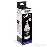 Чернила черные Epson для L100, L110, L120, L1300, L200, L210, L300, L350, L355, L550, L486 (70 мл) C13T66414A