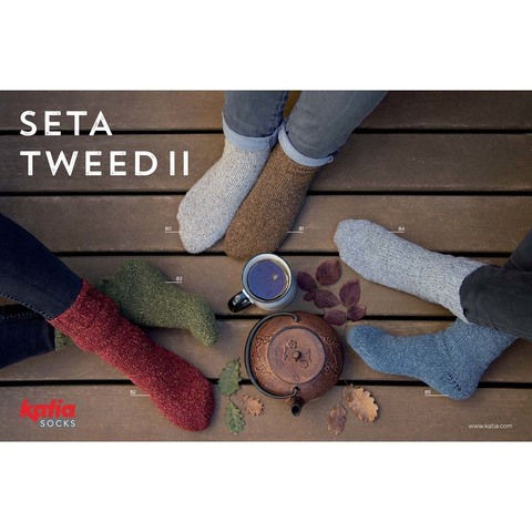 Katia Seta Tweed II Socks - 84