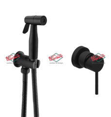 Комплект гигиенического душа Warmer Black Line 126120