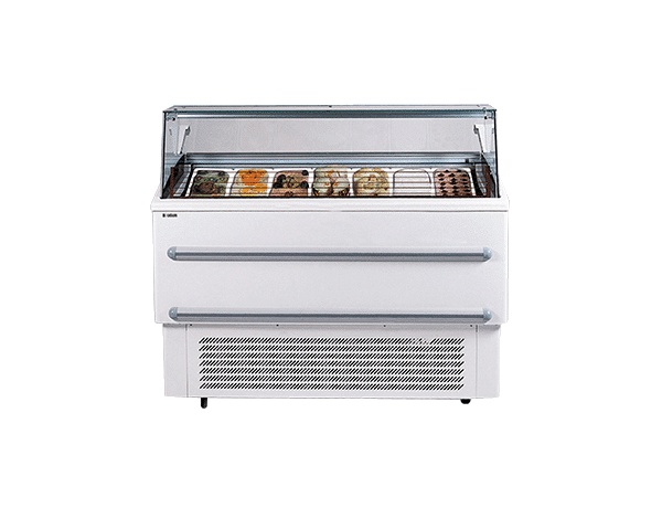 Низкотемпературная витрина для мягкого мороженого 427 л, 93 кг Ugur